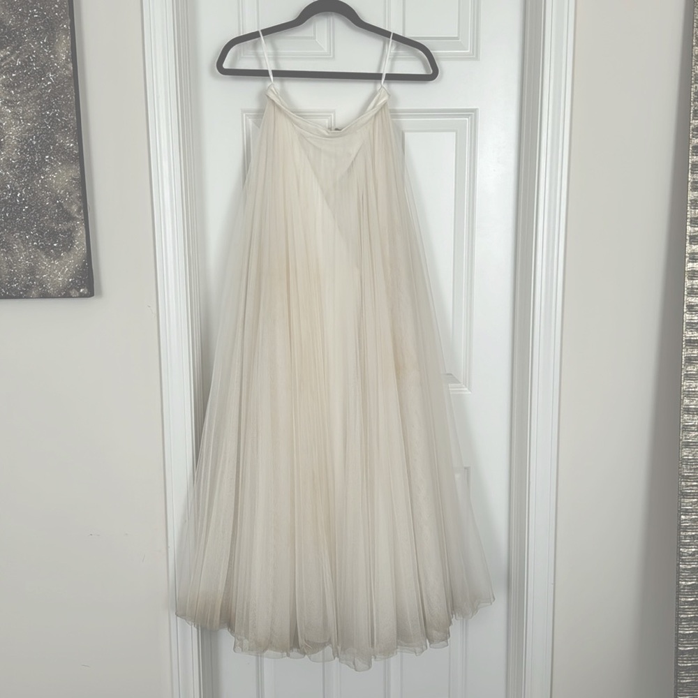 Willowby by watters tulle bridal skirt from bhldn